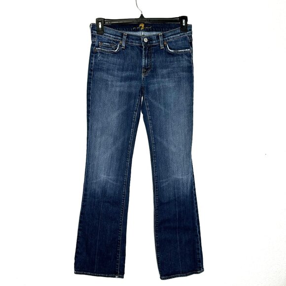 7 FOR ALL MANKIND ( 7FAM ) Bootcut denim pants - Picture 1 of 6